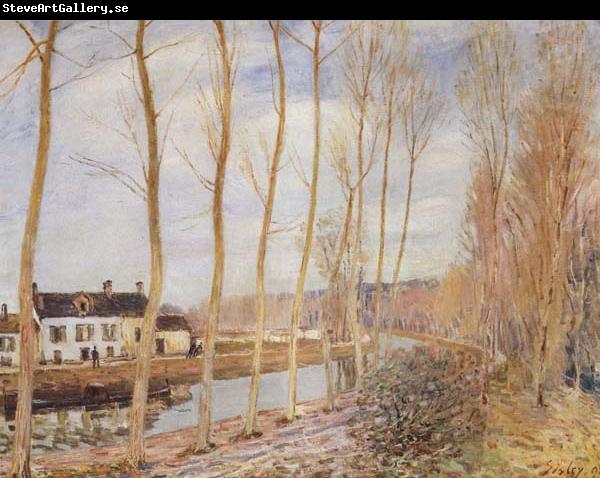 Alfred Sisley The Canal du Loing at Moret